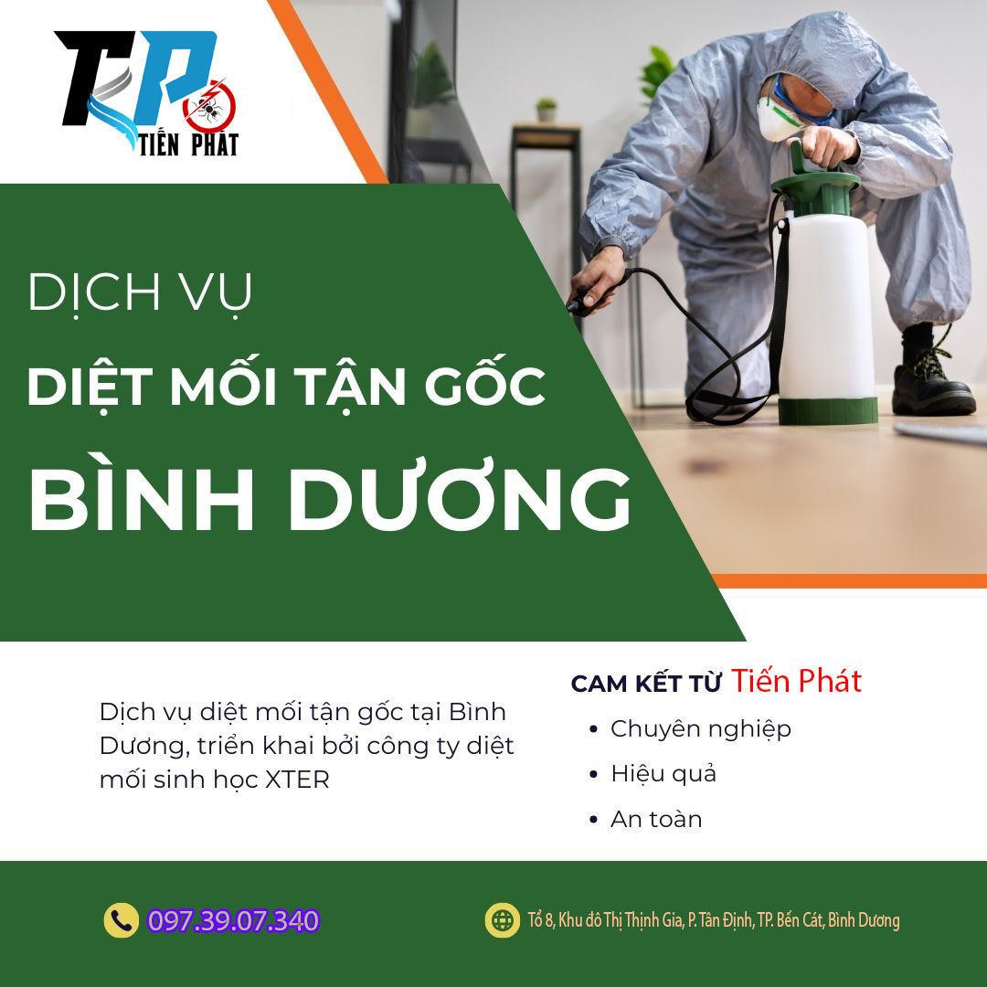 dịch vụ diệt mối tại Bến Cát Bình Dương